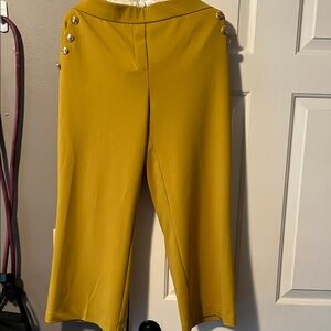 Jules & Leopold Mustard Cropped Pants